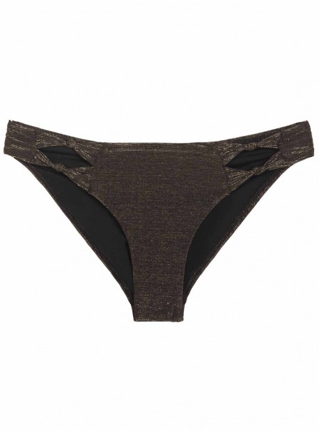Culotte de bain Twilight Knot Noir - PilyQ