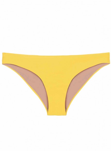 Culotte de bain Marigold One Shoulder Jaune - PilyQ