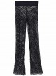 Pantalon de plage Long en résille Midnight Nikki Mesh Noir - PilyQ