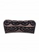 Haut de maillot de bain bandeau en dentelle Midnight Lace Noir - PilyQ
