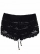 Short de plage en dentelle transparente Midnight Finn Noir - PilyQ