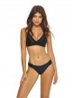 Haut de maillot de bain Triangle Midnight Stitched Ellie Noir - PilyQ