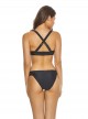 Haut de maillot de bain Triangle Midnight Stitched Ellie Noir - PilyQ