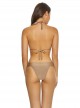 Culotte de bain en dentelle Sandstone Lace Marron - PilyQ 