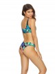 Culotte de bain Aralia Ruffle One Shoulder Imprimés fleuris - PilyQ