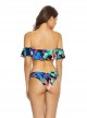 Culotte de bain Aralia Ruffle One Shoulder Imprimés fleuris - PilyQ
