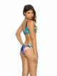 Culotte de bain Aralia Ruffle One Shoulder Imprimés fleuris - PilyQ