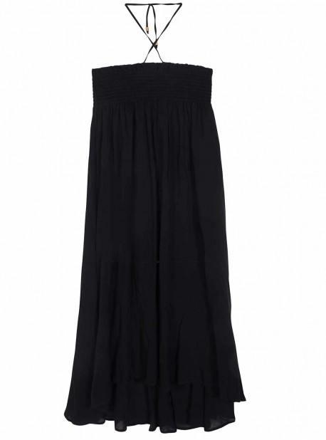Robe de plage Midnight Carolina Noir - PilyQ
