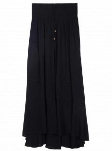Robe de plage Midnight Carolina Noir - PilyQ