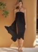 Robe de plage Midnight Carolina Noir - PilyQ
