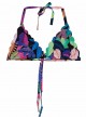 Haut de maillot de bain Triangle Réversible Aralia Seamless Wave Imprimés fleuris - PilyQ