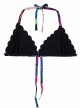 Haut de maillot de bain Triangle Réversible Aralia Seamless Wave Imprimés fleuris - PilyQ
