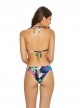 Haut de maillot de bain Triangle Réversible Aralia Seamless Wave Imprimés fleuris - PilyQ