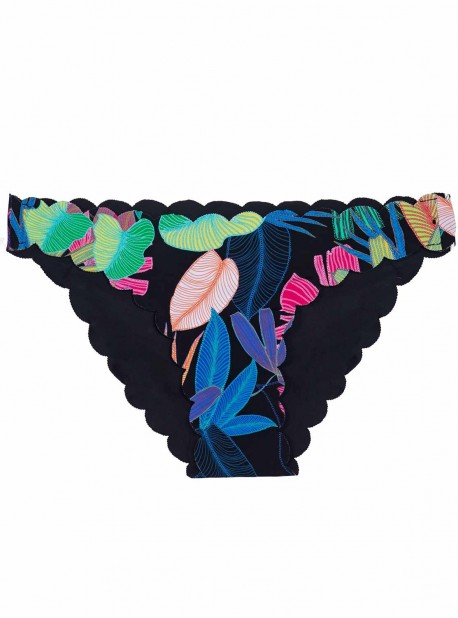 Culotte de bain Réversible Aralia Seamless Wave imprimés fleuris - PilyQ
