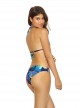 Culotte de bain Réversible Aralia Seamless Wave imprimés fleuris - PilyQ