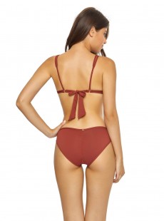 Culotte de bain Henna Ring Rouge - PilyQ