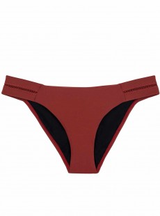 Culotte de bain Henna Stitched Rouge - PilyQ