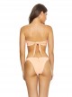 Culotte de bain Papaya Color Block Rose/Rouge/Paillette - PilyQ