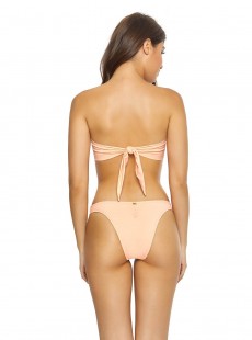 Culotte de bain Papaya Color Block Rose/Rouge/Paillette - PilyQ
