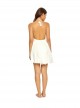 Robe de plage courte Water Lily Valentina blanc - PilyQ