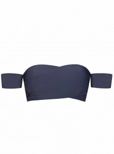 Haut de maillot de bain Bandeau Poseidon Layla Bleu - PilyQ