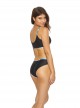 Haut de maillot de bain triangle réversible Poppy Andrea imprimés fleuris /bleu - PilyQ