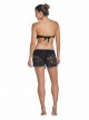 Short de plage en dentelle transparente Midnight Finn Noir - PilyQ