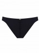 Culotte de bain Midnight Ruched Noir - PilyQ