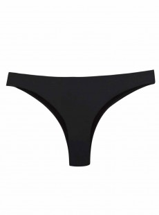 Culotte de bain Midnight Ruched Noir - PilyQ