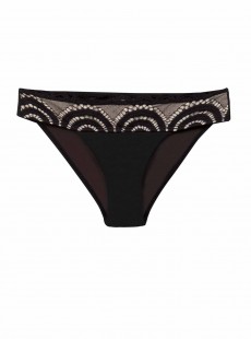Culotte de bain en dentelle Must Haves Lace Noir - PilyQ