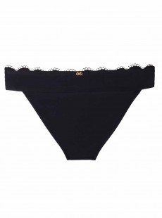 Culotte de bain en dentelle Must Haves Lace Noir - PilyQ