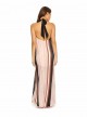 Robe de plage Longue à rayures Papaya Faith Rose - PilyQ