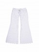 Pantalon long de plage en dentelle Must Haves Malibu Lace Blanc - PilyQ