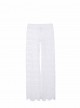 Pantalon long de plage en dentelle Must Haves Malibu Lace Blanc - PilyQ