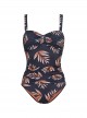 Maillot une pièce bustier - Palm Nights - Cyell