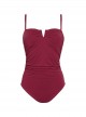 Maillot une pièce bustier - City Slick Sangria - Cyell