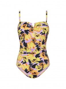 Maillot une pièce bustier - Le Jardin - Cyell