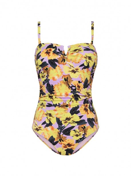 Maillot une pièce bustier - Le Jardin - Cyell