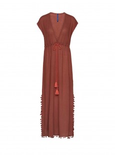 Robe Longue Bordeaux - Sunset - Cyell