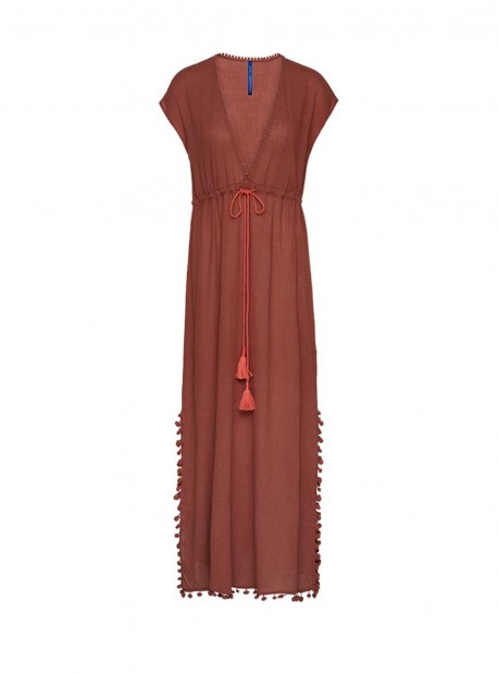 Robe Longue Bordeaux - Sunset - Cyell