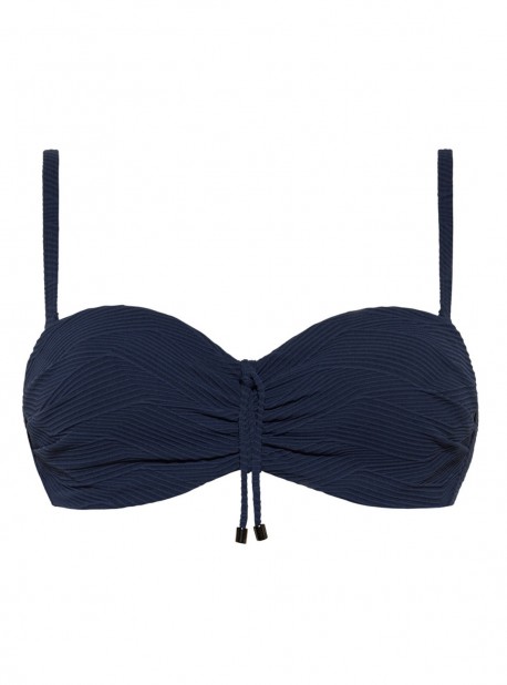 Haut de maillot de bain bandeau -  Island Navy - Cyell