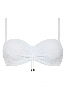 Haut de maillot de bain bandeau - Island White - Cyell