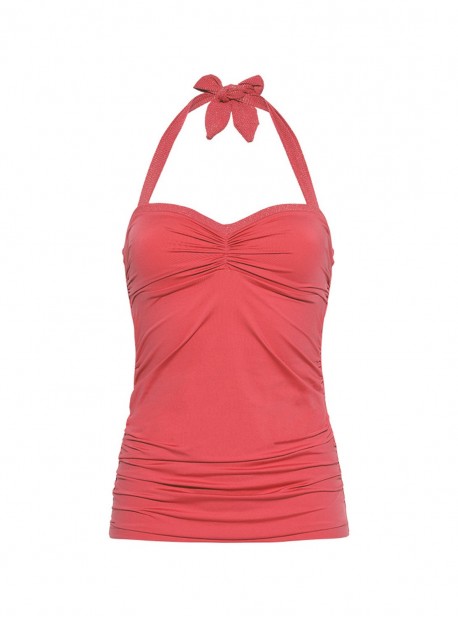 Top Tankini bustier - Ocean Coral Red - Cyell