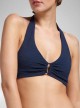 Haut de maillot de bain tour de cou - Island Navy - Cyell