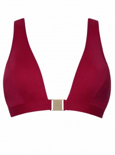 Haut de maillot de bain triangle bretelles larges - City Slick Sangria - Cyell