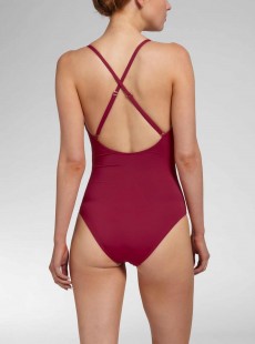 Maillot une pièce portefeuille -  City Slick Sangria - Cyell