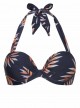 Haut de maillot de bain tour de cou échancré - Palm Nights - Cyell