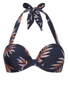 Haut de maillot de bain tour de cou échancré - Palm Nights - Cyell