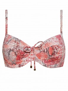 Haut de maillot de bain balconnet -  Sahara Sangria - Cyell