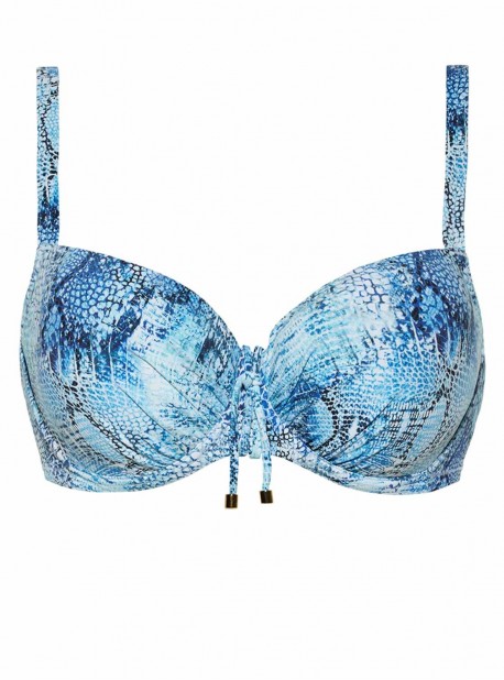 Haut de maillot de bain balconnet - Sahara Blue - Cyell